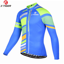 X-Tiger Cycling Jersey Breathable Long Sleeve Ropa Ciclismo Bicycle Clothes Sportswear Bike Cycling Clothing For Men