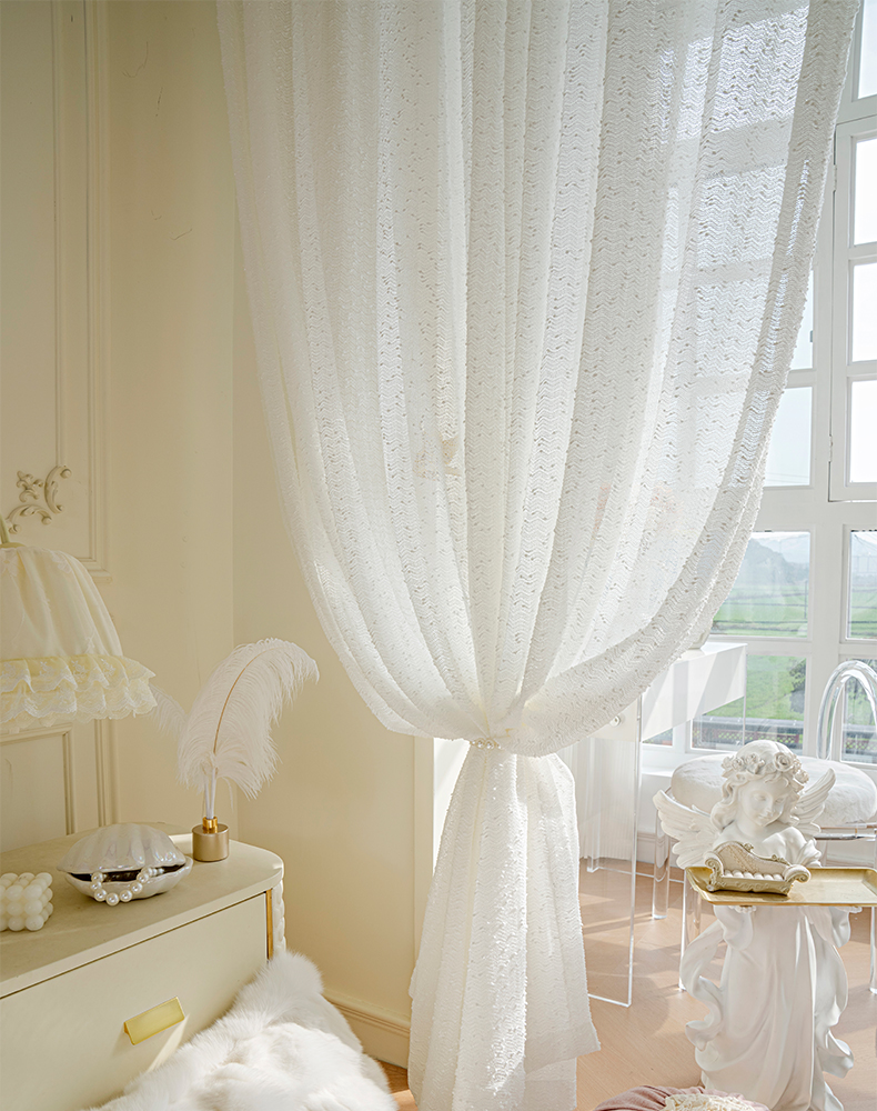 Dobby Tulle Sunscreen Curtain Sheer
