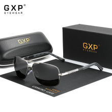 GXP Brand Pilot Style Aluminum Frame Sunglasses HD Polarized UV400 Mirror Lens Male Sun Glasses Women For Men Oculos De Sol