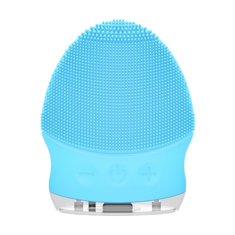 Electric Facial Cleansing Brush Silicone Sonic Vibration Cleaner Deep Pore Cleaning Skin Massager Face Brush Face Cleaner New