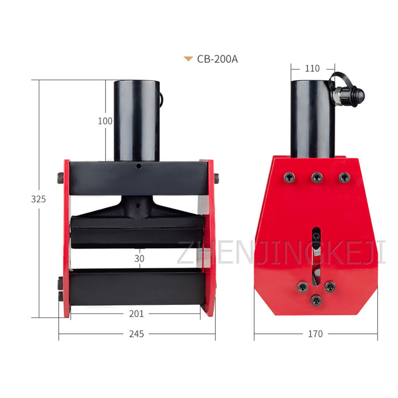 Split Hydraulic Copper Row Aluminum Row Iron Bending Machine Bending Tools Bus Processing Machine Pipe Bender Machining Equipmen