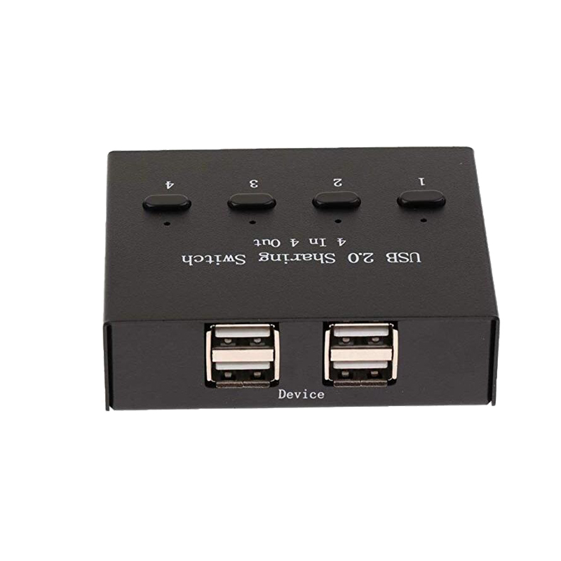 usb Sharing Switch Selectors 4 in 4 out KVM Switches 4Ports HUB For Flash Printer keyboard mous P4 PC Share 4 USB device