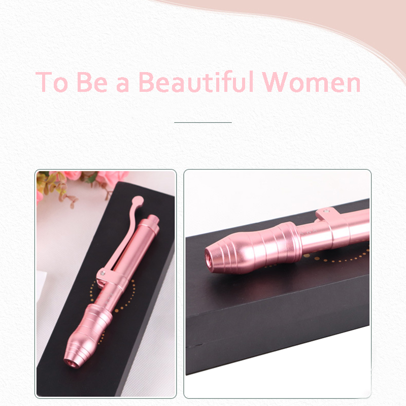 Pink 0.3ml hyaluronic pen with 5pcs Syringe and 1 needle free atomizer hyaluron injection pen wrinkle removal Lip Fillers