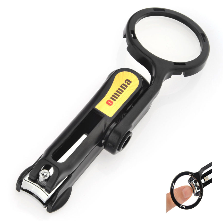 Magnifier Finger Trimmer Manicure Pedicure Toenail Toe Finger Nail Tool Maginify nail Clipper Cutter Scissor