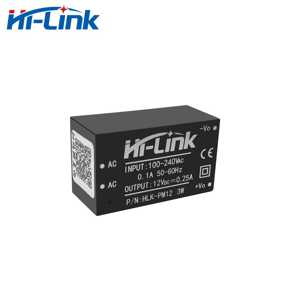 Free shipping 5pcs/lot new Hi-Link ac dc 12v 3w mini power supply module 220v isolated switch mode intelligent module HLK-PM12