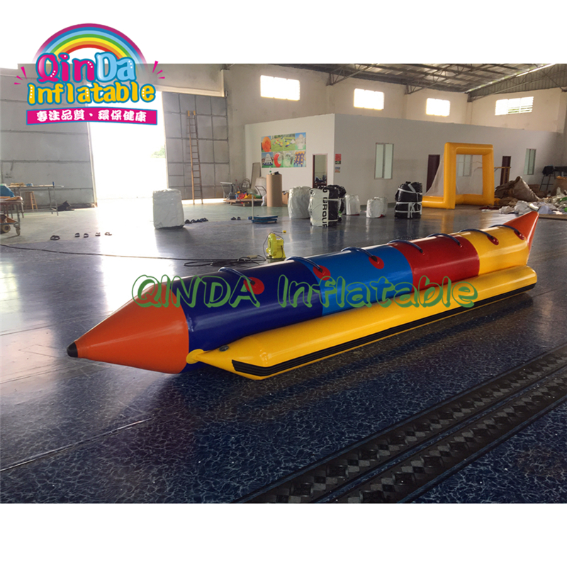 Inflatable Water Sport Toy Banana Pontoons Water Floating Tube towable tube/ fly fish ride