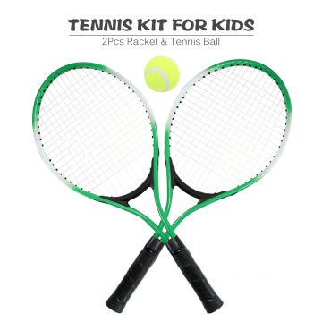 2Pcs Kids Tennis Racket String Tennis Racquets With 1 Tennis Ball and Cover Bag Outdoor Sport Tennis Practise Racket For Child