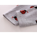 2Pcs Newborn Baby Girls Clothes Outfits Set Cartoon Ladybug Long Sleeve T-shirt Tops Legging Pants Infant Toddler Clothing