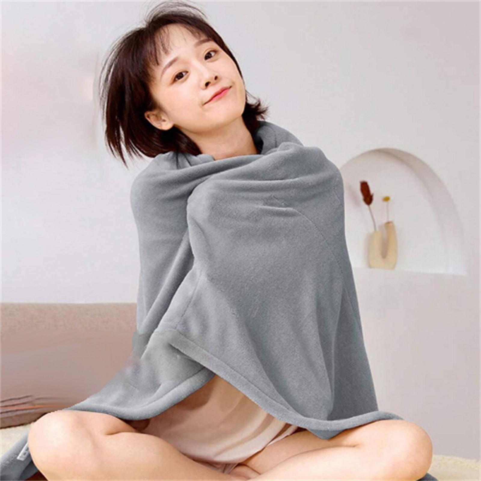 40# USB Electric Heating Blanket Flannel Material Washable Cold Proof Electric Blankets Electric Heating Blanket Warmer Heater