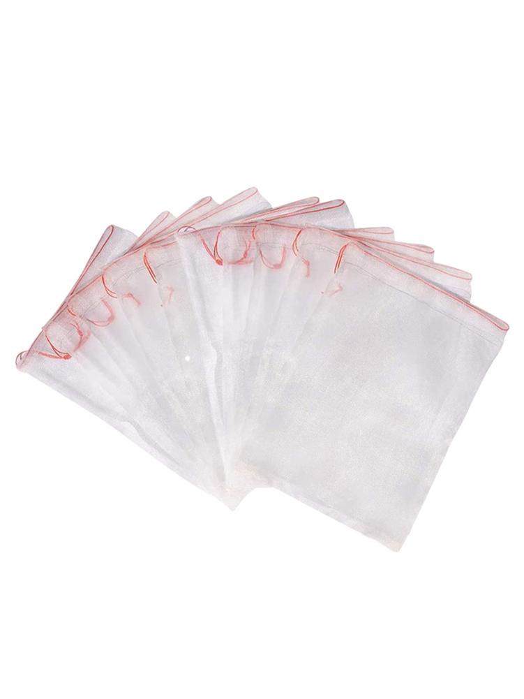 100pcs Garden Fruit Vegetable Grapes Protection Bags 90 Mesh Netting Bags Agricultural Pest Control Anti-bird Grow Bags