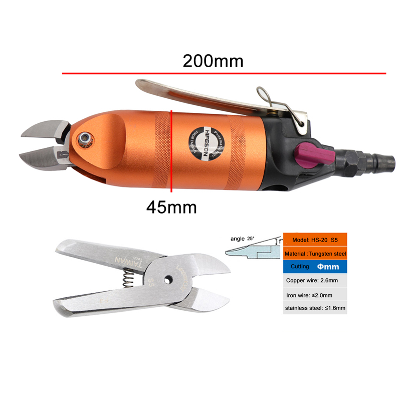Pneumatic Wire Scissors Air Nippers Shears Copper Iron Stainless steel Wire Cutting Tool Series for Cable Wire