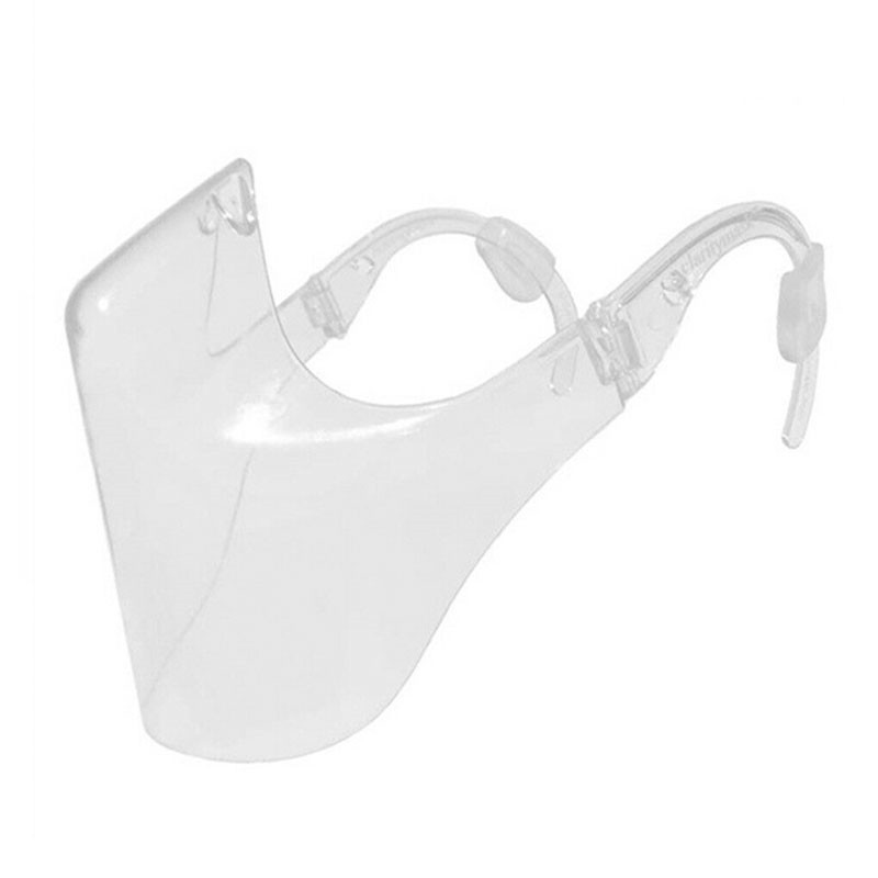 Transparent Full Face Shield Mirror Guard Protector Oversized Visor Wrap Shield Halloween Mask Reusable Маска Mascarillas