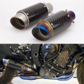 36-51mm universal motorcycle exhaust muffler with DB killer carbon fiber for Z900 ER6N GSXR750R MT07 CBR300R Z650 R6 S1000RR