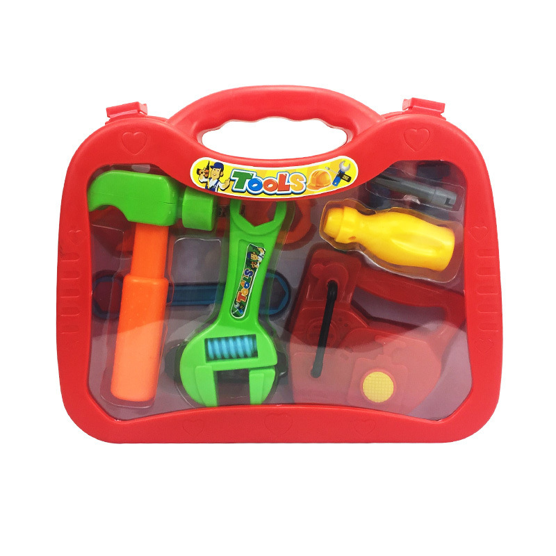 Kids Tool Box Plastic Miniature Tools Set Pretend Play Toy For Boy Children Simulation Repair Educational Toys Kids Tools Toy