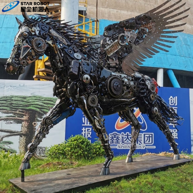 Animatronic Iron Horse Model