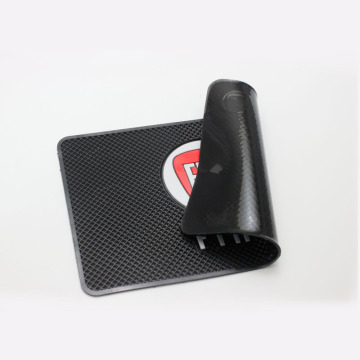 Car Emblem Badge Dashboard Anti-Slip Mat GPS Phone Key Holder Non-Slip Mat Pad For Fiat 500 Punto Stilo Bravo Abarth Automobiles