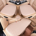 Universal 3PCS Car Seat Cover Flax Auto Seat Protector Front Back Rear Automobile Seat Cushion Pad Mat Accessories