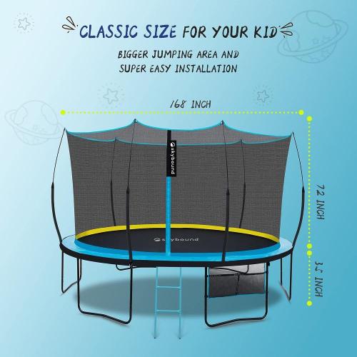 Best SkyBound 14FT Trampoline with Enclosure Manufacturer SkyBound 14FT Trampoline with Enclosure from China