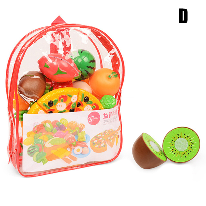 Play Fruit Kit for Kids Vegetable Set Roleplay Toddler Playhouse Game for Girls Boys Toys M09