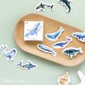 45 pcs/pack Surprising Whale Label Stickers Decorative Stationery Stickers Scrapbooking DIY Diary Album Stick Label