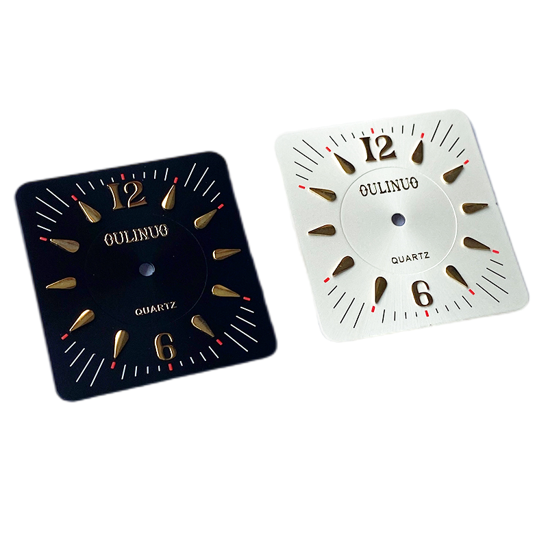 raindrop indexes metal dial for women watches