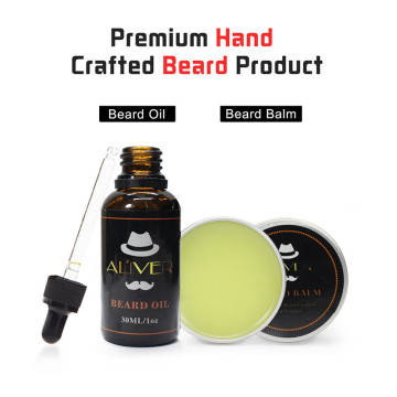 2pcs/set Beard Balm Beard Oil Aftershave for Men Tools Men's Beard Repair Deep Moisturizing Nourishing Growth Cream TSLM2