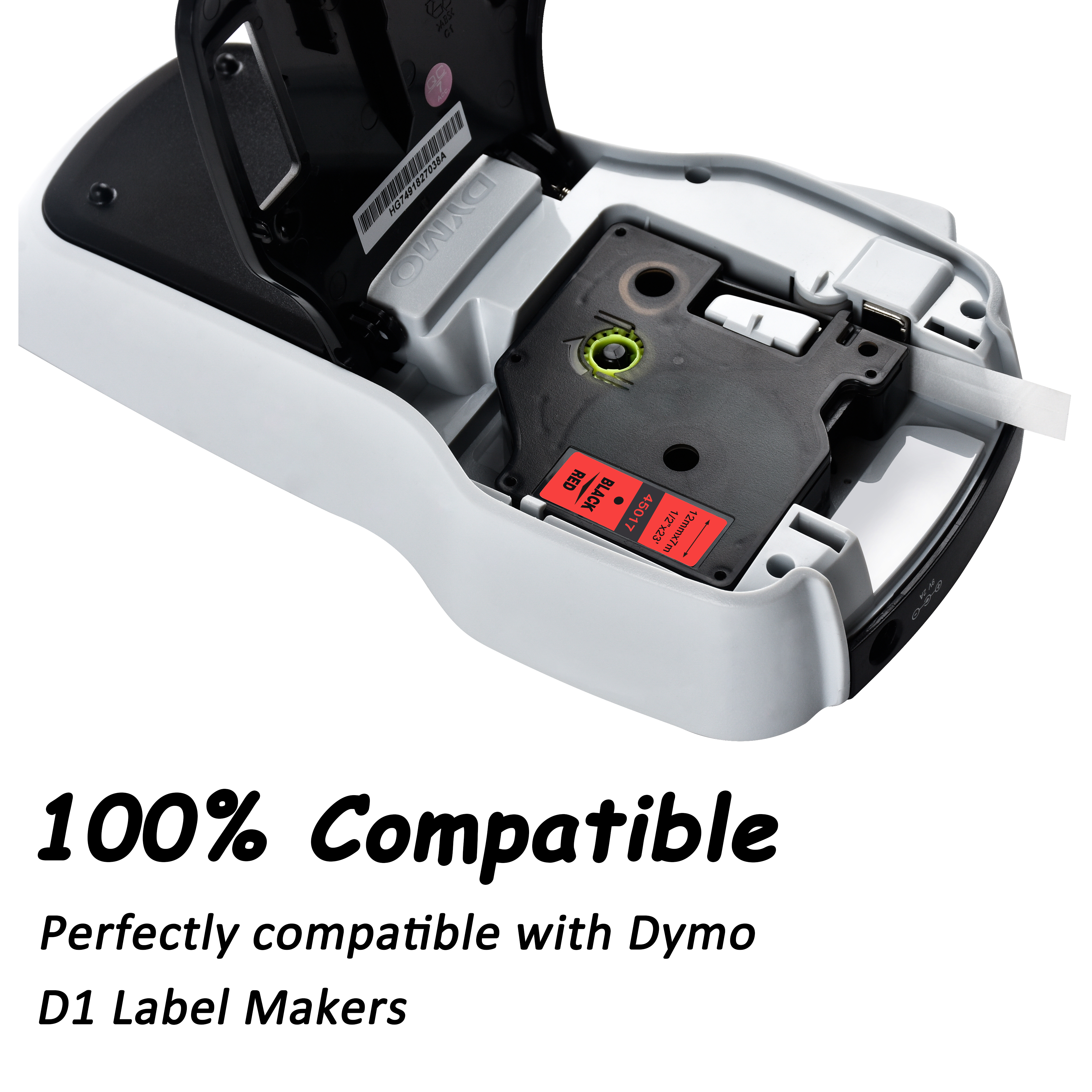 Cidy 45017 Compatible Dymo D1 manager 12mm black on red label tape for Dymo Label Printer DYMO LM160 LM280 dymo PNP