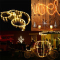 Solar Powered String Lights 5/10/20M LED Strip Rope Tube Fairy Lights Waterproof Garden Wedding Party Christmas Decoration light