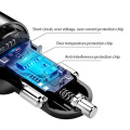 12v-24v Car Cigarette Lighter Charge Adapter Auto Quick Charge Splitter QC3.0 Car Charger 3 USB Phone Charge Port Fast Charging