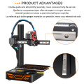 KINGROON KP3S DIY 3D Printer Kit impressora 3d Upgraded Direct Extruder TMC2225 Driver Double Metal Guide Rail 180*180*180mm