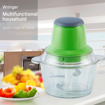 2L Powerful Meat Grinder Multifunctional Electric Food Processor Electric Blender Chopper Meat Slicer Cutter