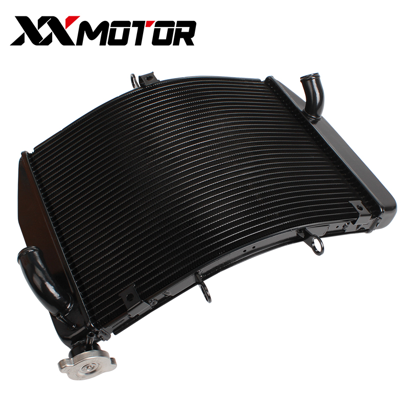 NEW Motorcycle Radiator Aluminium Cooler Cooling Water Tank For Kawasaki ZX-6R 636 2007 2008 ZX6R 07 08 ZX 600 ZX600 Ninja