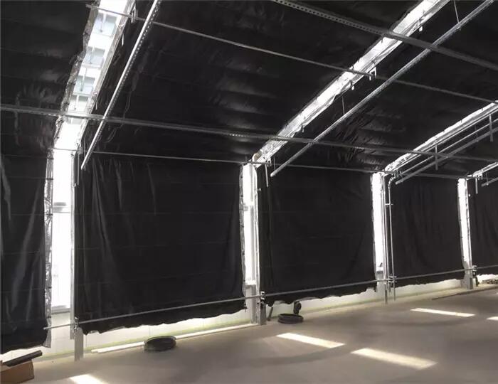 Blackout Light Deprivation plastic film greenhouse