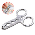 Stainless Steel Sheller Opener Melon Seed Opener Clamp Walnut Pine Plier Scissor Sunflower Nut Cracker Kitchen Household tool