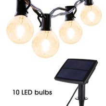 Solar G40 LED Bulb String Light