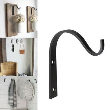 2 Pcs Metal Wall Hooks J-hook Storage Hook Vintage Wall Hanger Screw Hooks For Room Cloth Towel Rack Coat Hat Holder Wall Hook