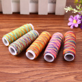 5pcs Rainbow Color Sewing Thread Hand Quilting Embroidery Sewing Threads Hand Stitching Polyester Fiber Sewing Threads Tool