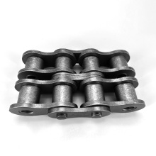 Reinforced double row roller chain