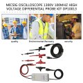 Micsig Oscilloscope 1300V 100MHz High Voltage Differential Probe Kit 3.5ns Rise Time 50X/500X Attenuation Rate DP10013