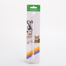 Percell Dual-Head Long Pet Toothbrush