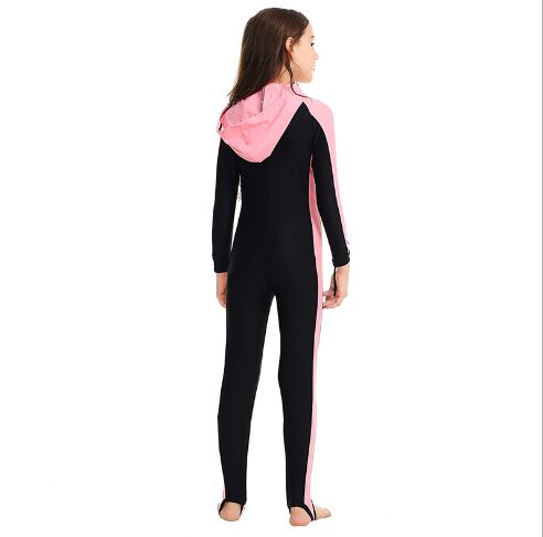 SBART Nylon Long Sleeves Kids Wetsuits Diving Suits for Boys/Girls Children Rash Guards One Pieces Surfing Swim Snorkel children