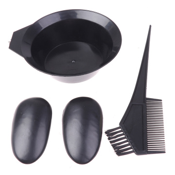 3Pcs Hair Color Mixing Bowls With Plastic Hair Tools Hair Dye Styling Accessories