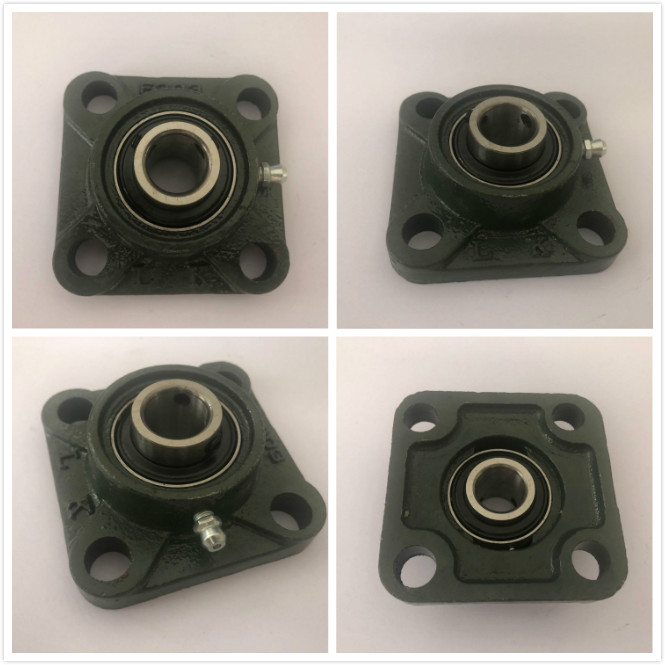 UCF201/UCF202/UCF203/UCF204/UCF205 Housing 4 Bolt Mounted Bearing Bore Square Flange Pillow Block