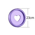 50PCS Mushroom Hole Button Disc Loose-leaf Flip Notebook Binding Buckle Office Plastic 24MM Binder Rings Discs