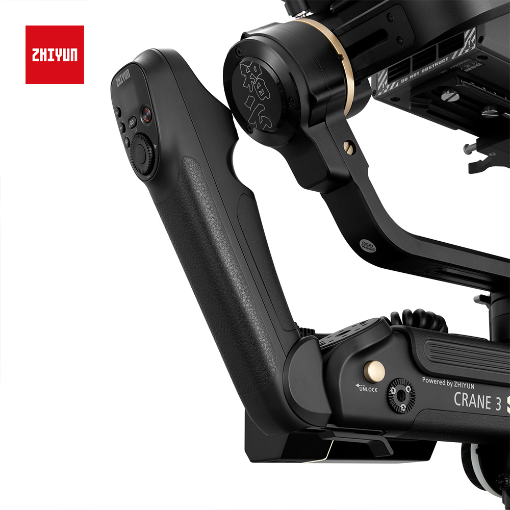 ZHIYUN Official Crane 3S/Crane 3S-E 3-Axis Handheld Stabilizer Extendable Arm payload 6.5KG for DSLR Camera Video Cameras Gimbal