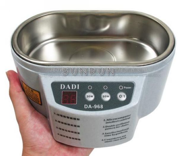 DADI DA-968 Dual Power 30W 50W Ultrasonic Cleaner With Display 220V Stainless Steel Intelligent Ultrasonic Cleaning