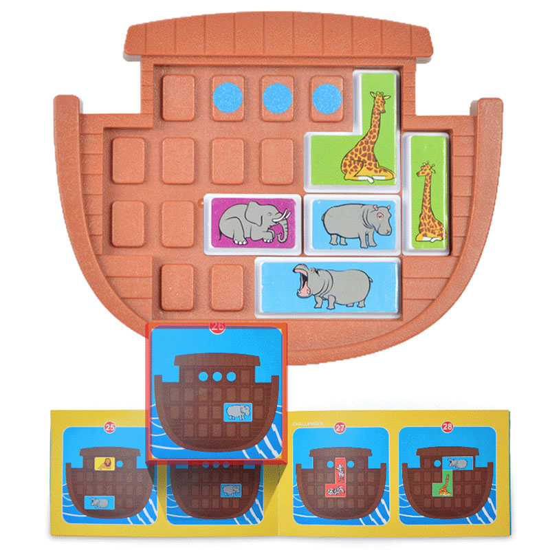 Noah's Ark Animals Great Save Children Shape Thinking Puzzle Kids Fun Toys Children's Reasoning Game Educational Toys