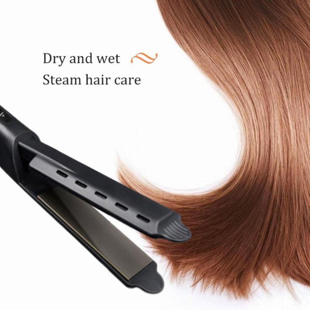 Hair Straightener Four-gear temperature adjustment Ceramic Tourmaline Ionic Flat Iron Hair Straightener For Women Widen panel