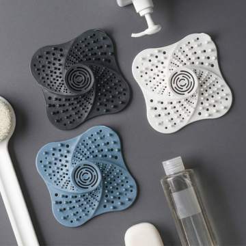 Floor Drain Cover Bathroom Shower Hair Filter Drain Hair Catcher Anti-Clogging Sink Filter