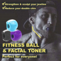 Food-grade Silica Gel Jaw Exerciser Fitness Ball Anti-Wrinkle Facial Toner Neck Face Muscle Jawline Trainer Toning Training Ball